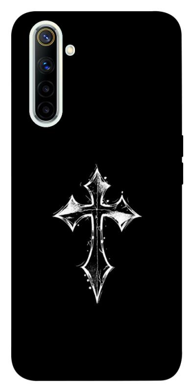 Чехол itsPrint Cross для Realme 6, black, купить оптом с доставкой