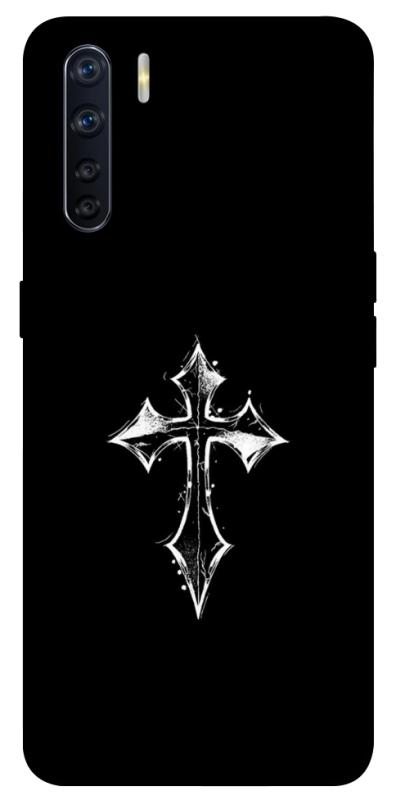 Чехол itsPrint Cross для Oppo A91, black, купить оптом с доставкой