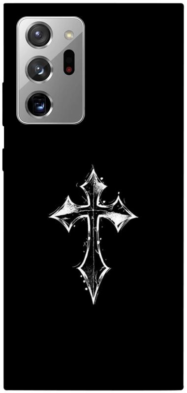 Чохол itsPrint Cross для Samsung Galaxy Note 20 Ultra, black, купити оптом з доставкою