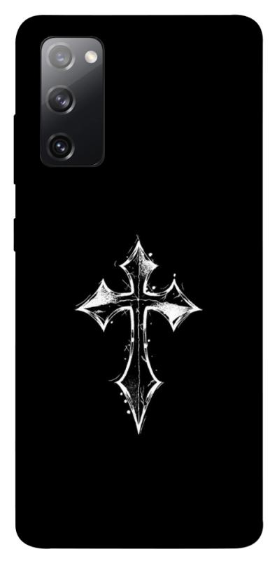 Чехол itsPrint Cross для Samsung Galaxy S20 FE, black, купить оптом с доставкой