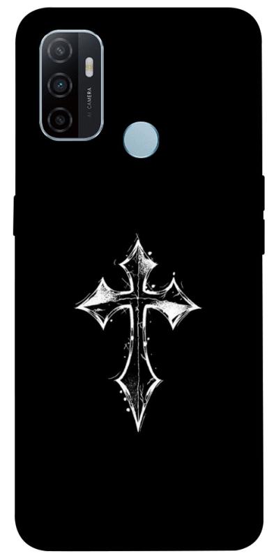 Чохол itsPrint Cross для Oppo A53 / A32 / A33, black, купити оптом з доставкою