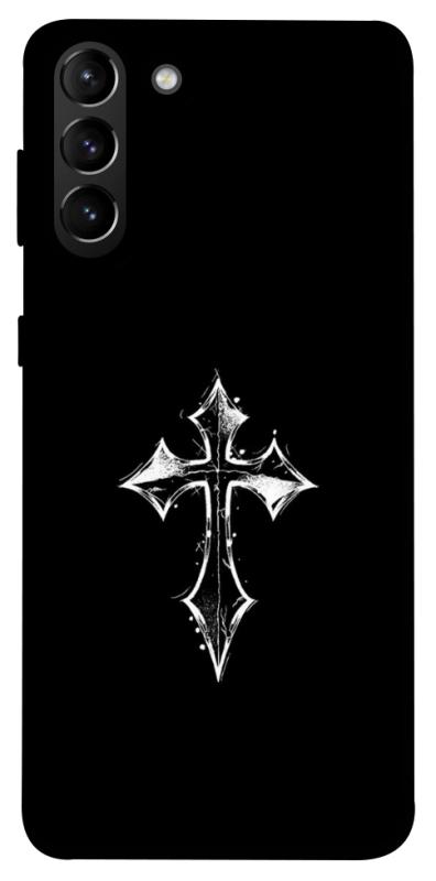 Чехол itsPrint Cross для Samsung Galaxy S21+, black, купить оптом с доставкой