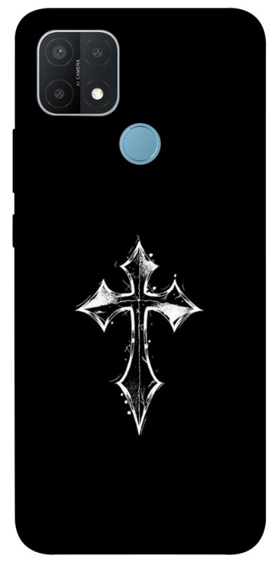 Чохол itsPrint Cross для Oppo A15s / A15, black, купити оптом з доставкою