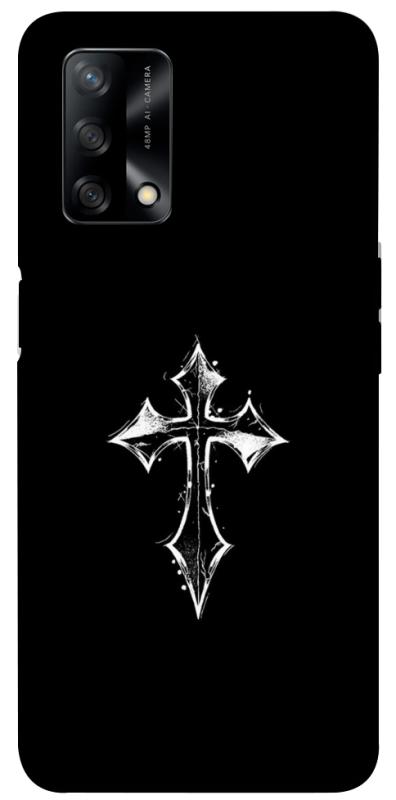 Чохол itsPrint Cross для Oppo A74 4G, black, купити оптом з доставкою