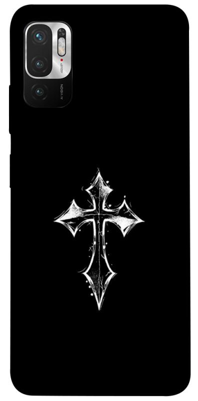 Чехол itsPrint Cross для Xiaomi Redmi Note 10 5G, black, купить оптом с доставкой