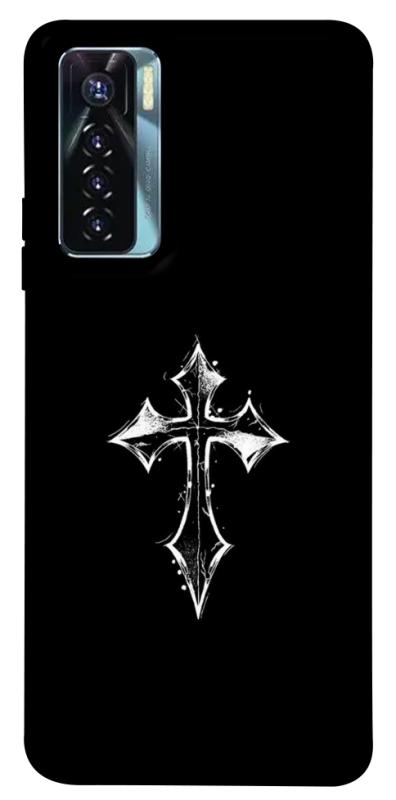 Чохол itsPrint Cross для TECNO Camon 17 Pro, black, купити оптом з доставкою