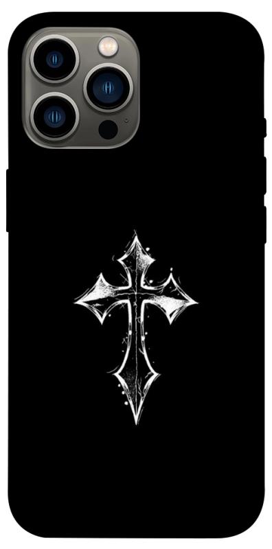Чохол itsPrint Cross для Apple iPhone 13 Pro Max (6.7"), black, купити оптом з доставкою