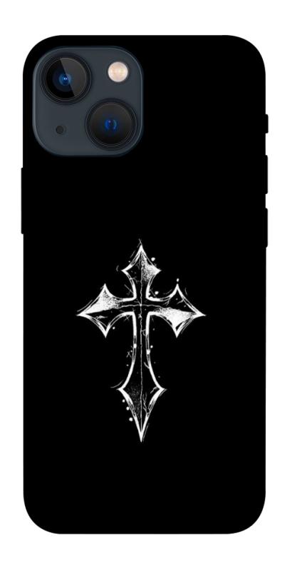 Чохол itsPrint Cross для Apple iPhone 13 mini (5.4"), black, купити оптом з доставкою