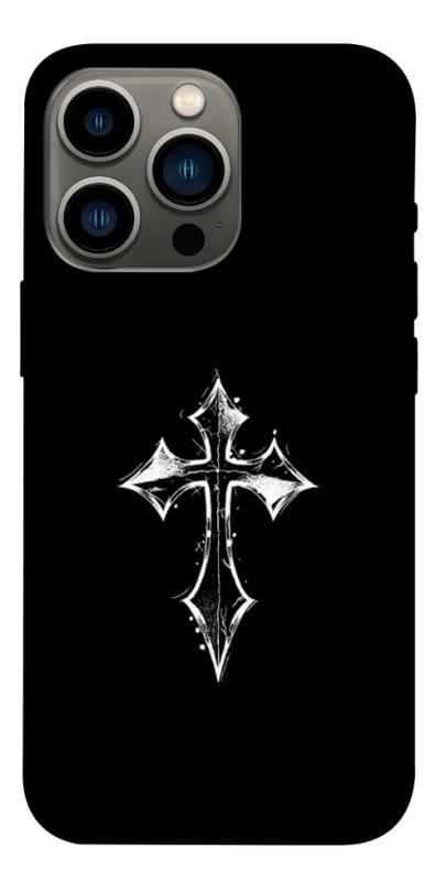Чохол itsPrint Cross для Apple iPhone 13 Pro (6.1"), black, купити оптом з доставкою