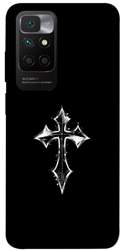 Чехол itsPrint Cross для Xiaomi Redmi 10, black, купить оптом с доставкой