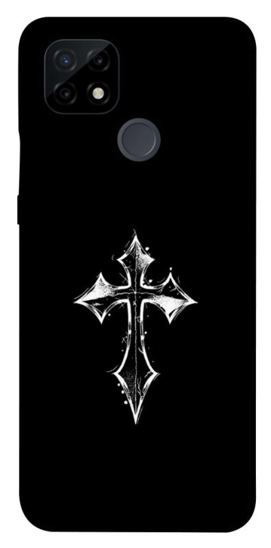 Чехол itsPrint Cross для Realme C21, black, купить оптом с доставкой