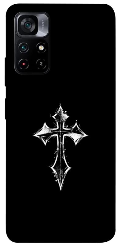 Чохол itsPrint Cross для Xiaomi Poco M4 Pro 5G, black, купити оптом з доставкою