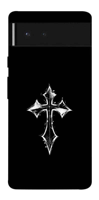 Чохол itsPrint Cross для Google Pixel 6, black, купити оптом з доставкою