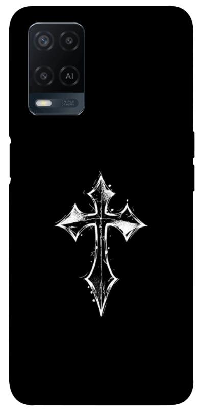 Чохол itsPrint Cross для Oppo A16s / A16, black, купити оптом з доставкою