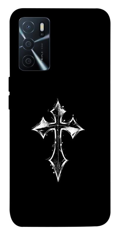 Чохол itsPrint Cross для Oppo A16s / A16, black, купити оптом з доставкою