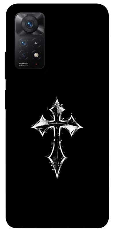 Чохол itsPrint Cross для Xiaomi Redmi Note 11 Pro 4G/5G, black, купити оптом з доставкою