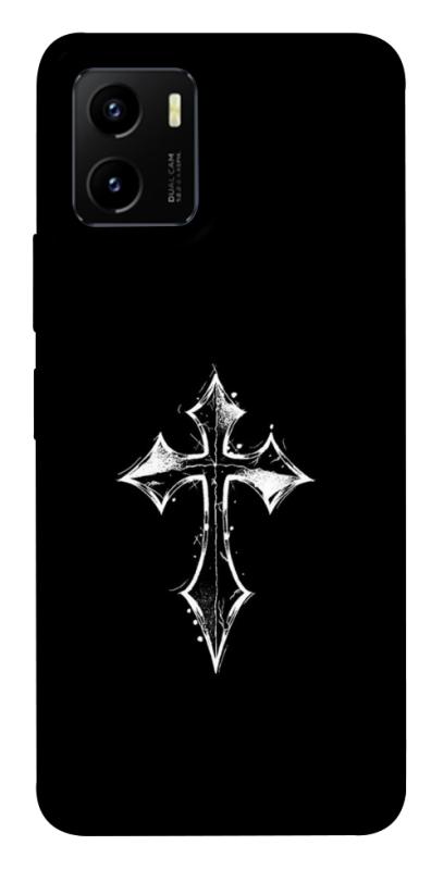 Чохол itsPrint Cross для Vivo Y15s, black, купити оптом з доставкою