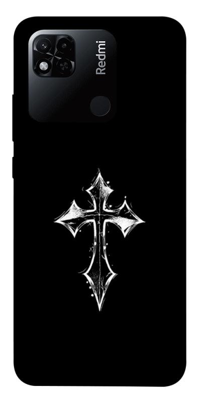 Чехол itsPrint Cross для Xiaomi Redmi 10A, black, купить оптом с доставкой