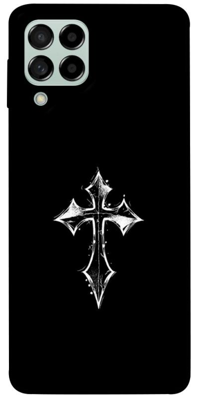 Чохол itsPrint Cross для Samsung Galaxy M53 5G, black, купити оптом з доставкою