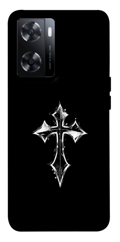 Чохол itsPrint Cross для OnePlus Nord N20 SE, black, купити оптом з доставкою