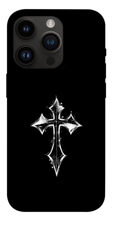 Чохол itsPrint Cross для Apple iPhone 14 Pro (6.1"), black, купити оптом з доставкою