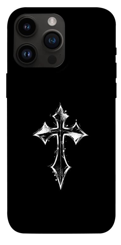 Чохол itsPrint Cross для Apple iPhone 14 Pro Max (6.7"), black, купити оптом з доставкою