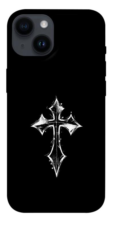 Чохол itsPrint Cross для Apple iPhone 14 (6.1"), black, купити оптом з доставкою