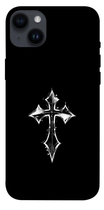 Чохол itsPrint Cross для Apple iPhone 14 Plus (6.7"), black, купити оптом з доставкою