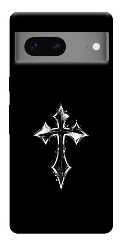 Чехол itsPrint Cross для Google Pixel 7, black, купить оптом с доставкой