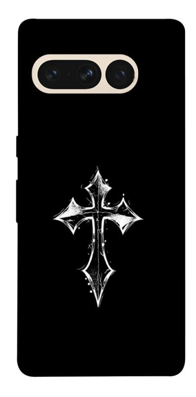 Чохол itsPrint Cross для Google Pixel 7 Pro, black, купити оптом з доставкою