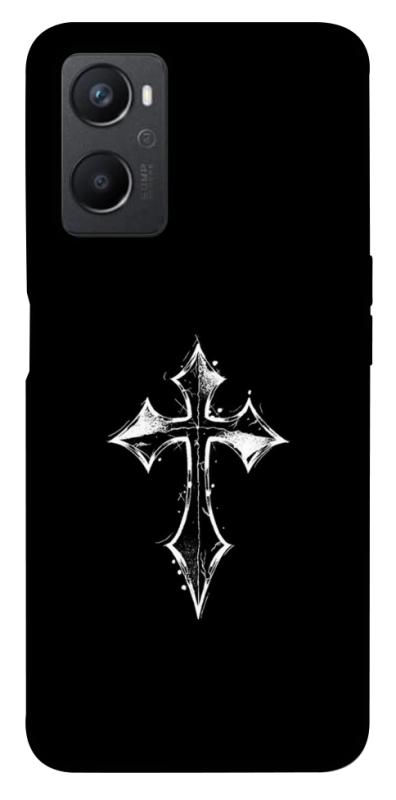 Чехол itsPrint Cross для Oppo A96, black, купить оптом с доставкой