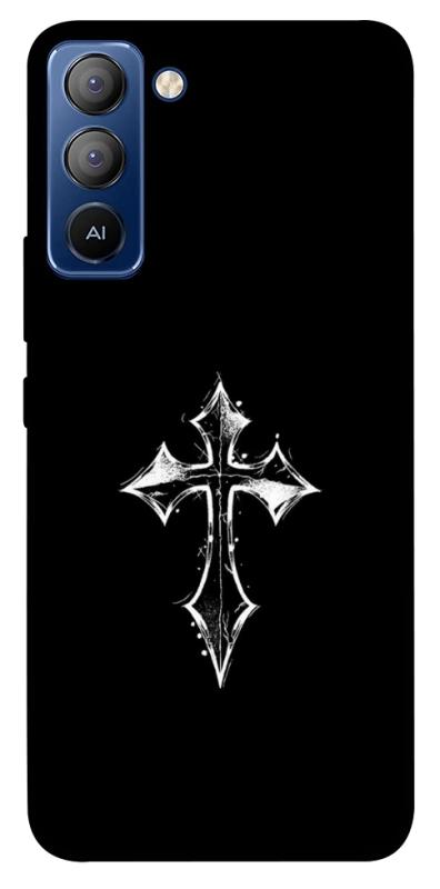 Чехол itsPrint Cross для TECNO Pop 5 LTE, black, купить оптом с доставкой