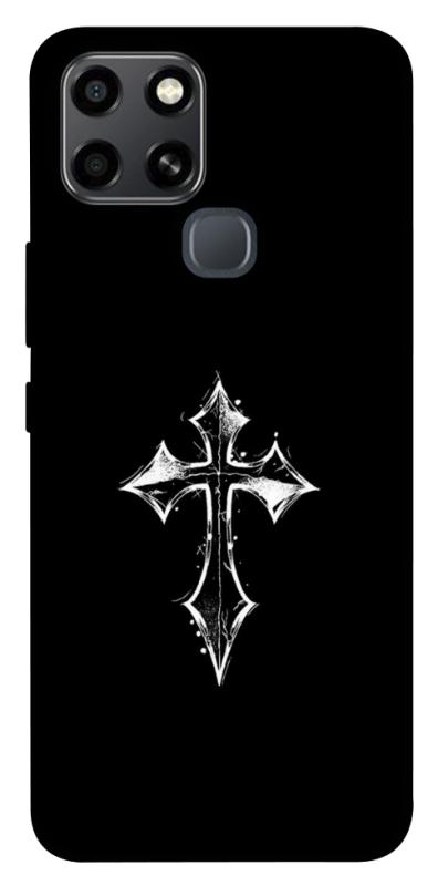 Чехол itsPrint Cross для Infinix Smart 6, black, купить оптом с доставкой
