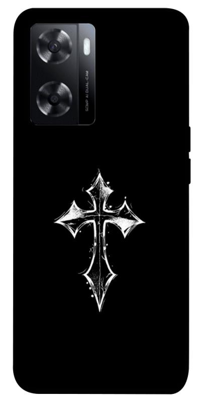 Чохол itsPrint Cross для Oppo A57s, black, купити оптом з доставкою