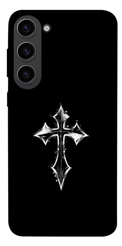 Чохол itsPrint Cross для Samsung Galaxy S23, black, купити оптом з доставкою