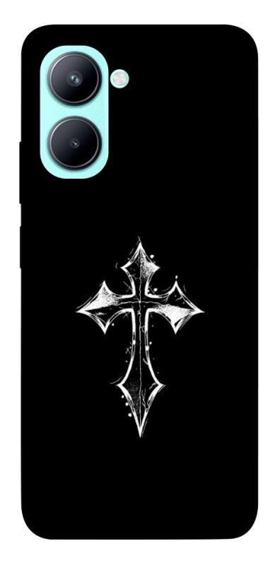 Чохол itsPrint Cross для Realme C33, black, купити оптом з доставкою