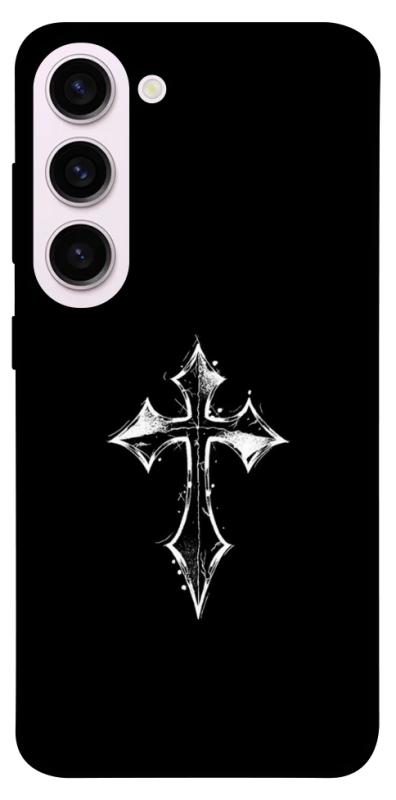Чехол itsPrint Cross для Samsung Galaxy S23+, black, купить оптом с доставкой