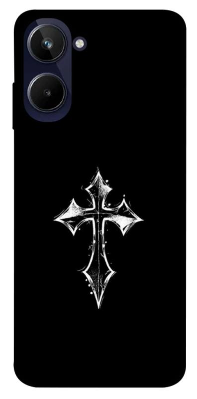 Чохол itsPrint Cross для Realme 10 4G, black, купити оптом з доставкою