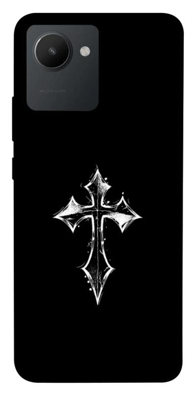Чохол itsPrint Cross для Realme C30, black, купити оптом з доставкою