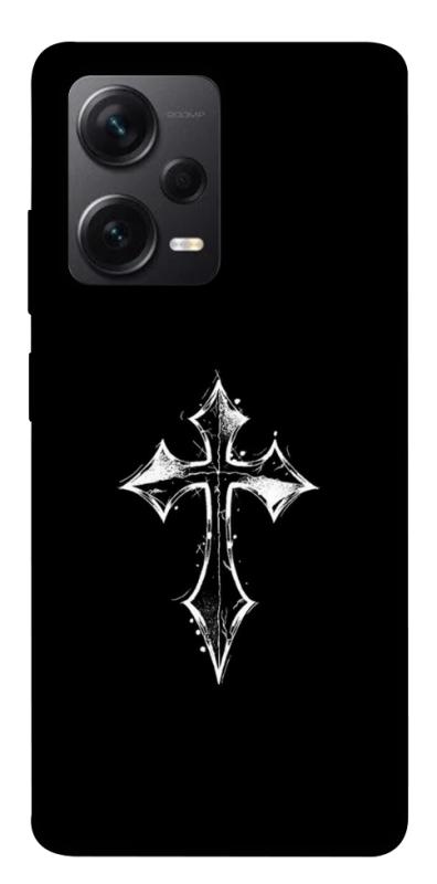 Чохол itsPrint Cross для Xiaomi Redmi Note 12 Pro+ 5G, black, купити оптом з доставкою