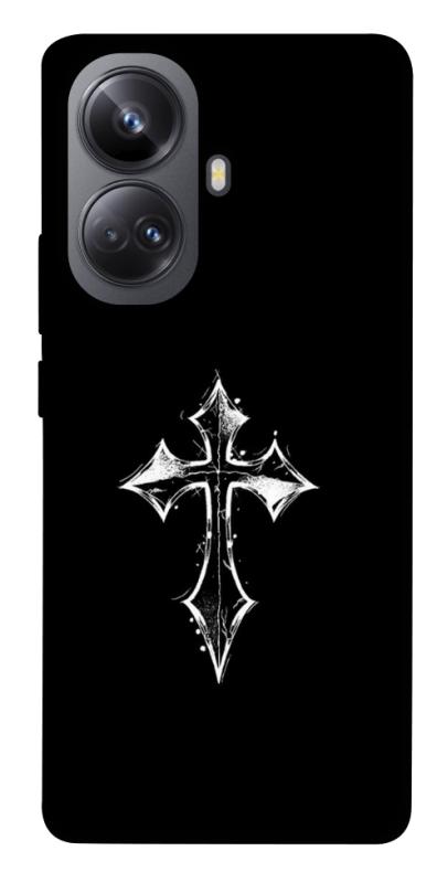 Чохол itsPrint Cross для Realme 10 Pro+, black, купити оптом з доставкою