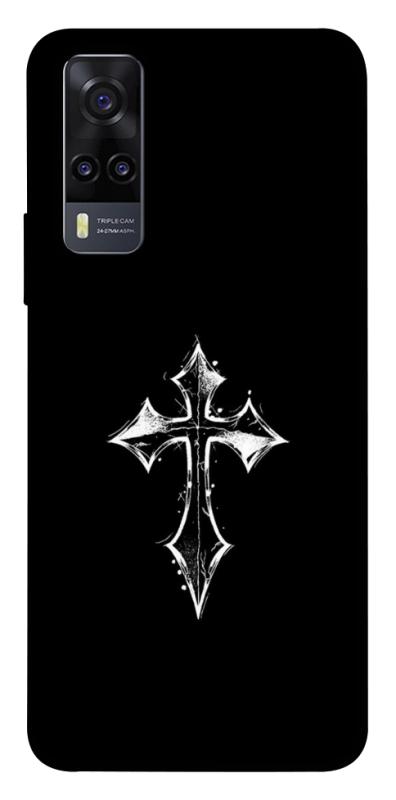 Чохол itsPrint Cross для Vivo Y31, black, купити оптом з доставкою