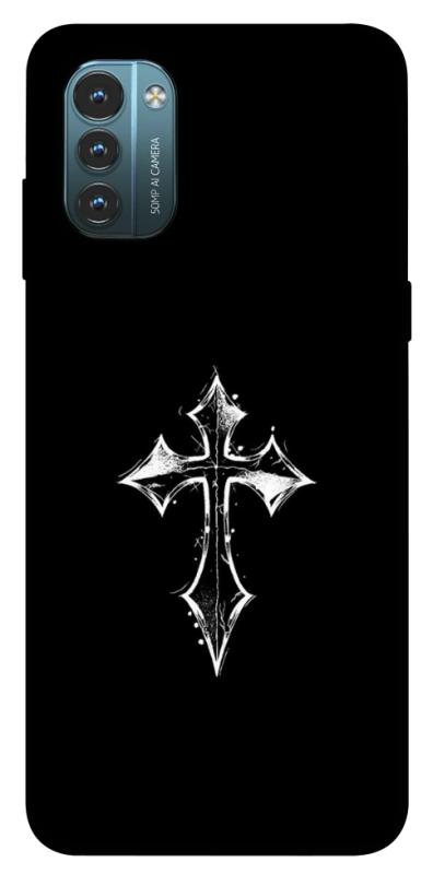 Чохол itsPrint Cross для Nokia G21, black, купити оптом з доставкою