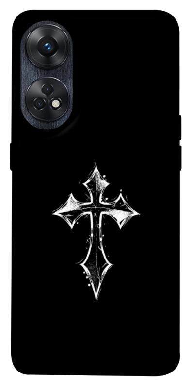 Чохол itsPrint Cross для Oppo Reno 8 T 4G, black, купити оптом з доставкою