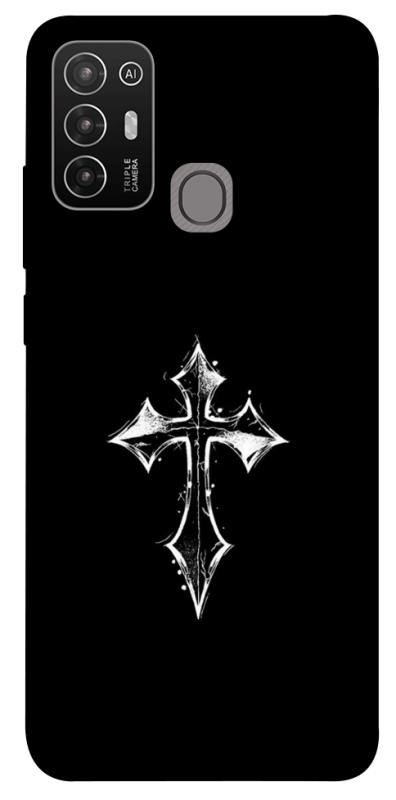 Чохол itsPrint Cross для ZTE Blade A52, black, купити оптом з доставкою