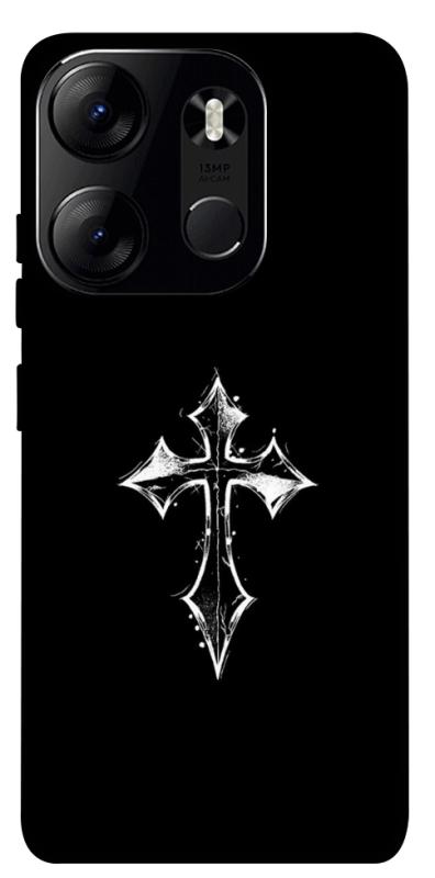 Чехол itsPrint Cross для Tecno Spark Go 2023, black, купить оптом с доставкой