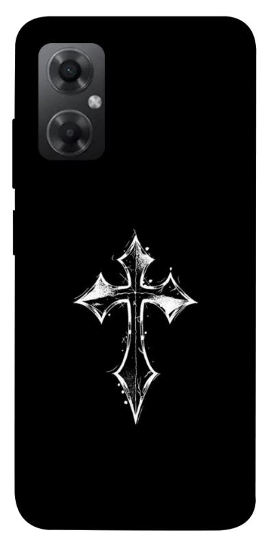Чехол itsPrint Cross для Xiaomi Redmi Note 11R, black, купить оптом с доставкой