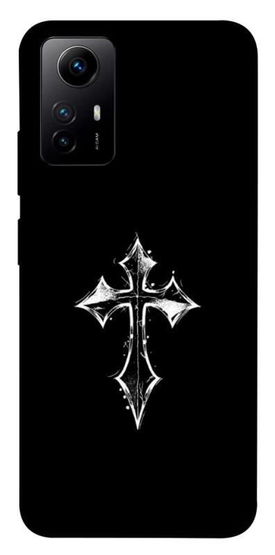 Чохол itsPrint Cross для Xiaomi Redmi Note 12S, black, купити оптом з доставкою