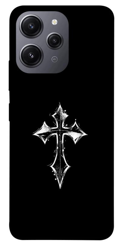 Чохол itsPrint Cross для Xiaomi Redmi 12, black, купити оптом з доставкою