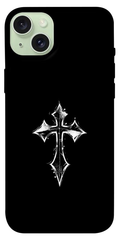 Чохол itsPrint Cross для Apple iPhone 15 Plus (6.7"), black, купити оптом з доставкою